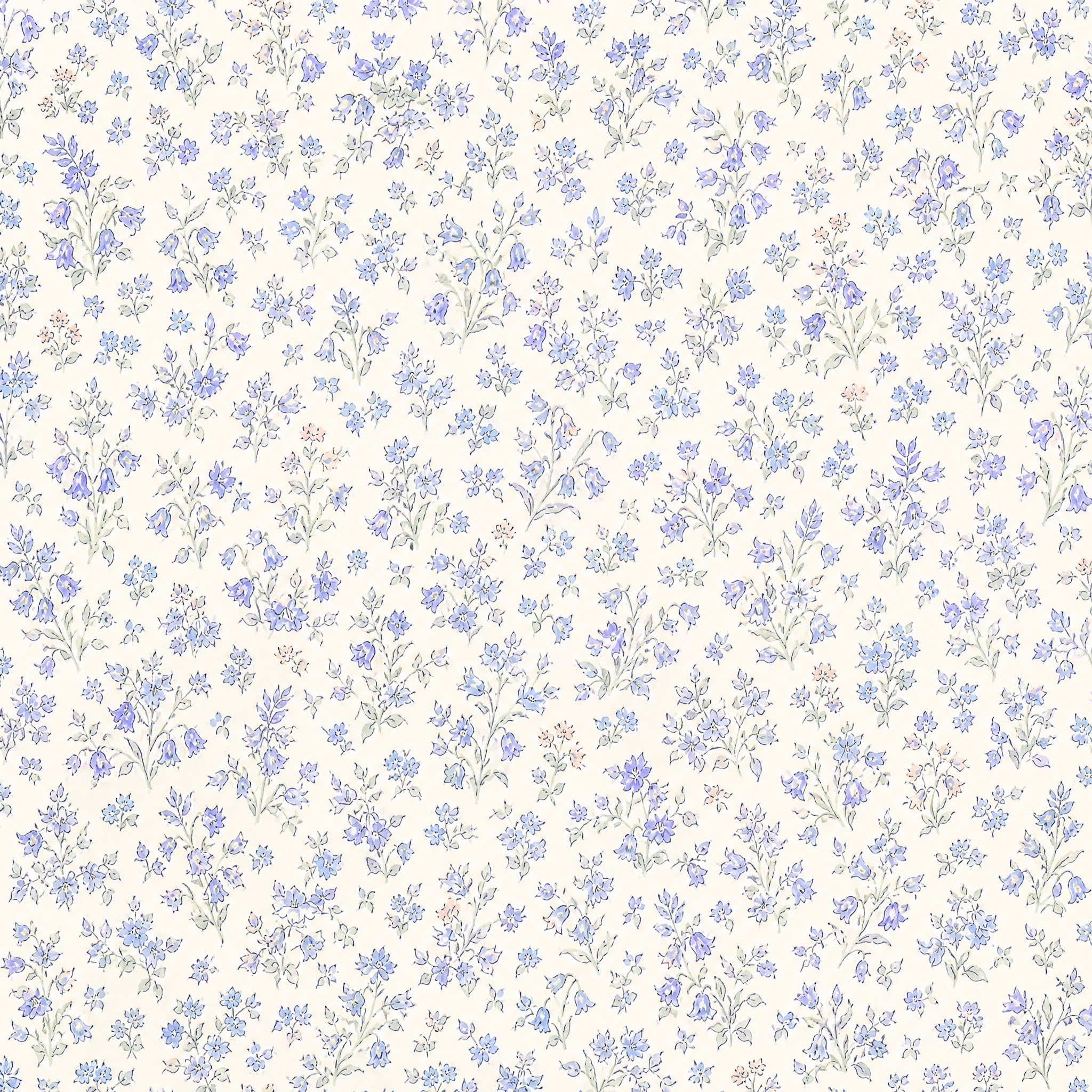 100% Cotton Digital Print Fabric - Five Floral Designs, 100 GSM, Width 145 CM