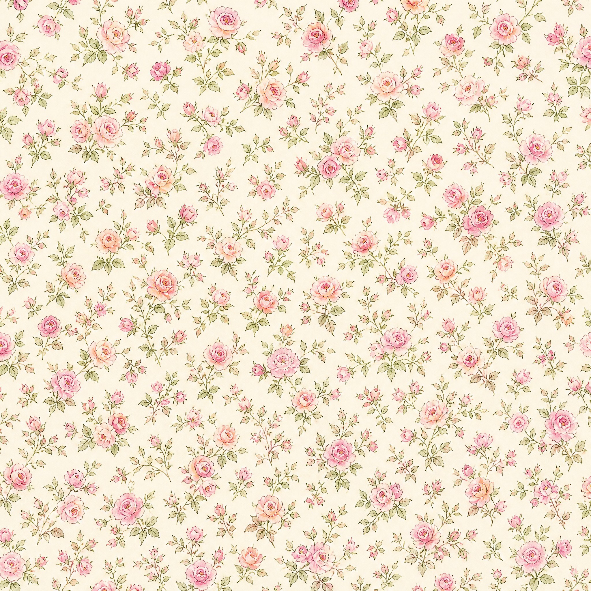100% Cotton Digital Print Fabric - Five Floral Designs, 100 GSM, Width 145 CM
