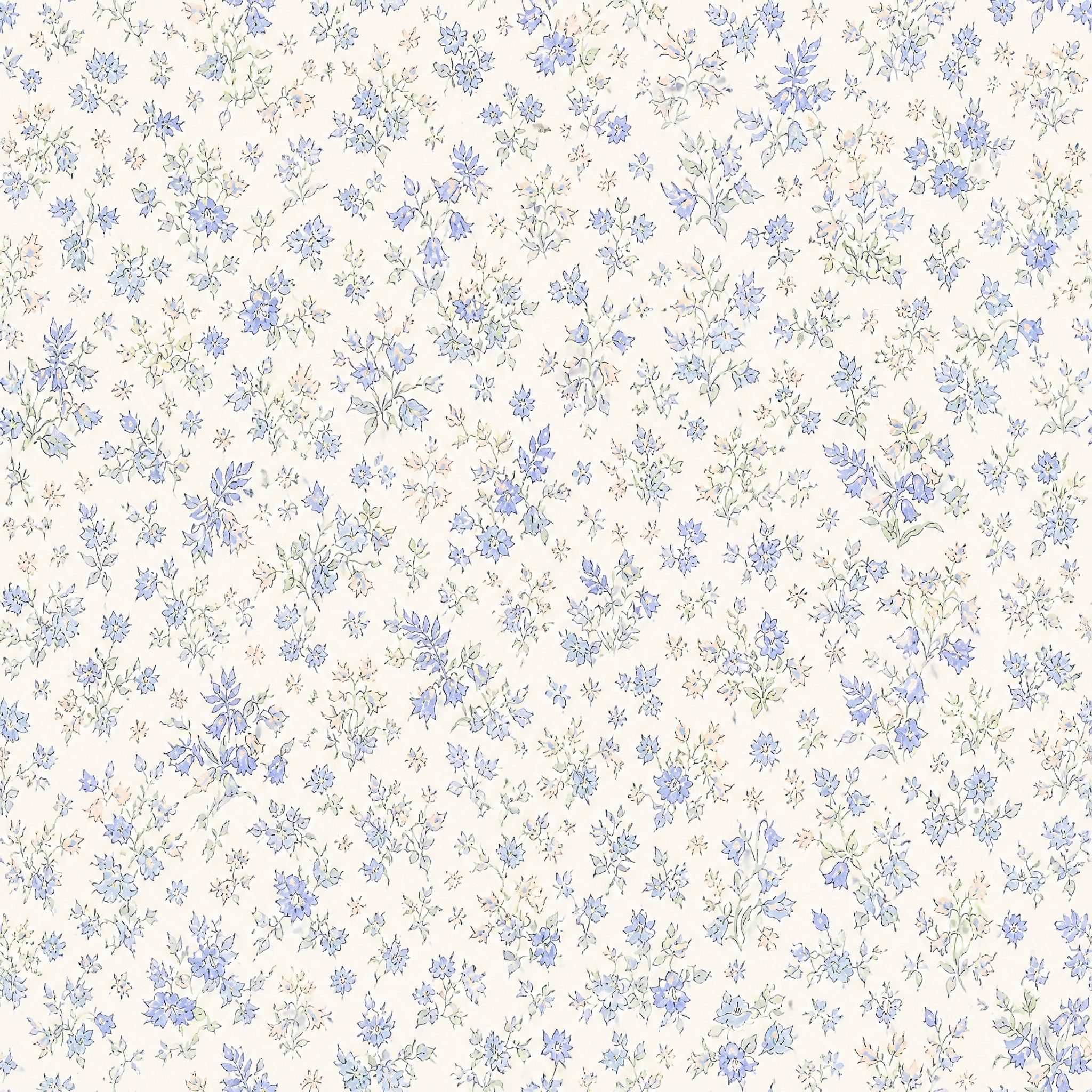 100% Cotton Digital Print Fabric - Five Floral Designs, 100 GSM, Width 145 CM