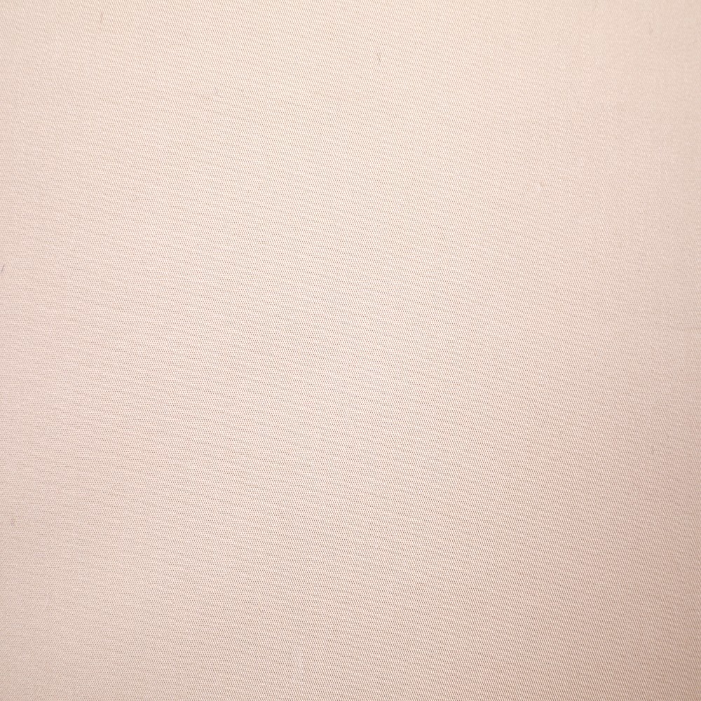100% Cotton Imitation Tencel Twill Fabric - Solid Beige, 135-140 GSM, Width 148 CM